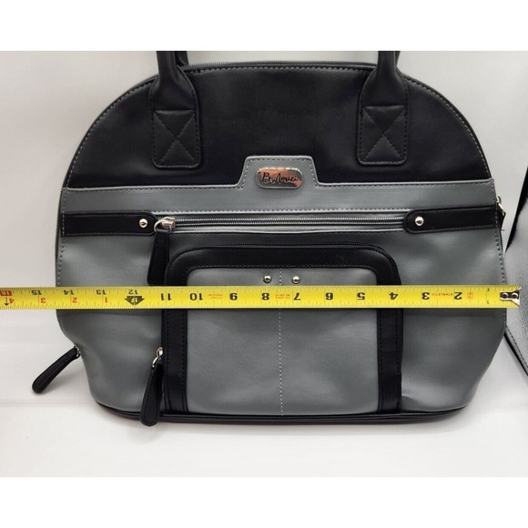 B. Amici Shoulder Bag Gray and Black - Picture 8 of 8